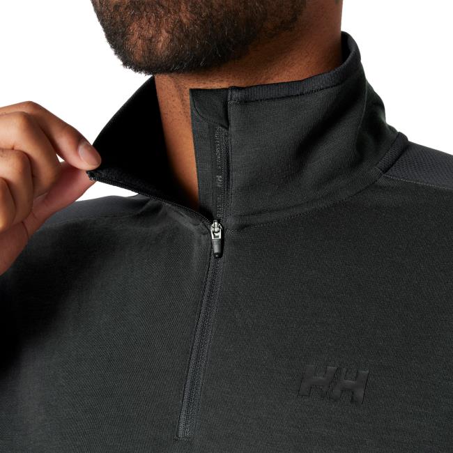 Koszulka Helly Hansen 1/2 Zip Pullover 2.0 Ebony