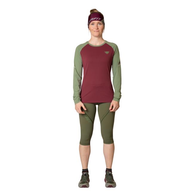 dynafit  ALPINE PRO W L/S TEE Burgundy/5290