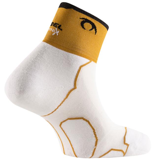Zoknik lurbel THREE Blanco/Amarillo Ambar