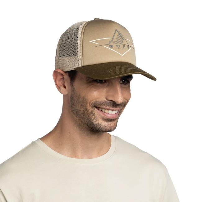  buff Trucker Cap Brak Khaki