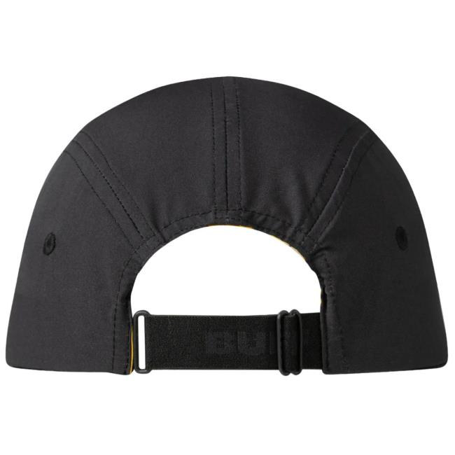 Buff 5 Panel Go Cap Logo Black