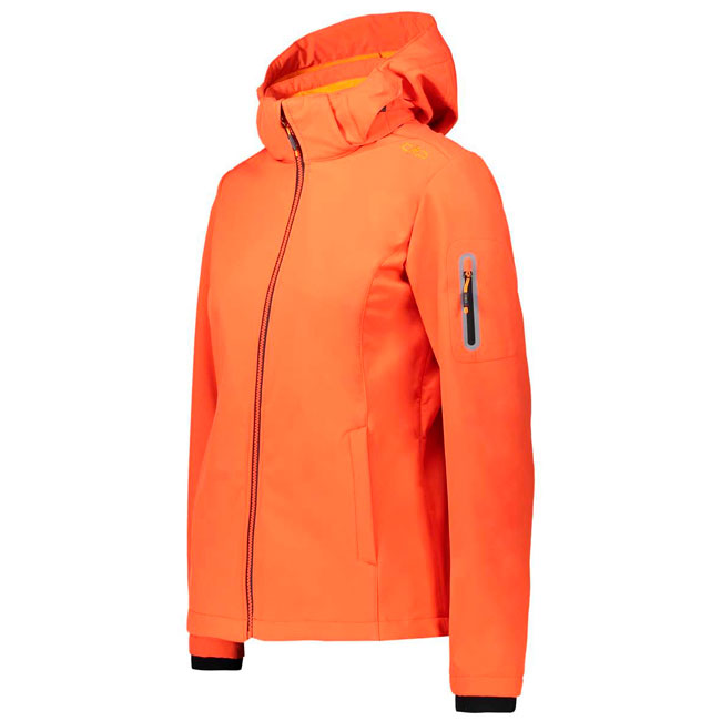 cmp WOMAN JKT ZIP HOOD Bitter