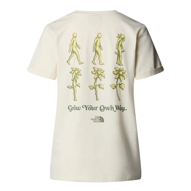 The North Face W Connect Relaxed Ss Tee-graphic White D