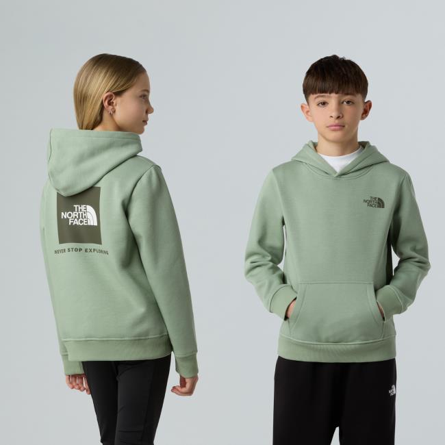 The North Face Teen Box Nse Regular Po Ho Slate Moss/ne