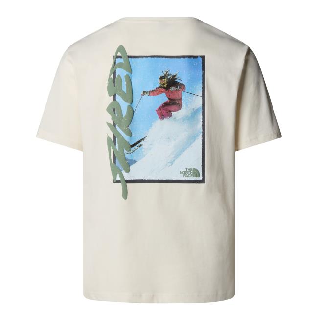 The North Face U Nse Slopes Relaxed Ss Tee-graphic Whit