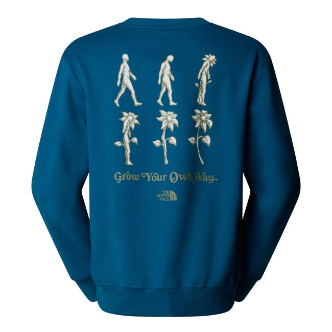 The North Face M Connect Relaxed Crew Sweat-graphi Mine