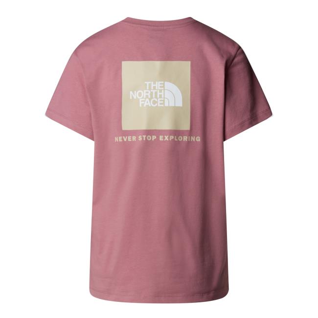 The North Face W Ss Box Nse Relaxed Tee Nostalgia Rose/