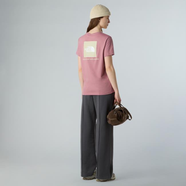 The North Face W Ss Box Nse Relaxed Tee Nostalgia Rose/