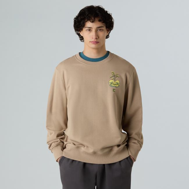 The North Face M Connect Relaxed Crew Sweat-graphi Mush
