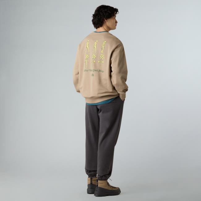 The North Face M Connect Relaxed Crew Sweat-graphi Mush