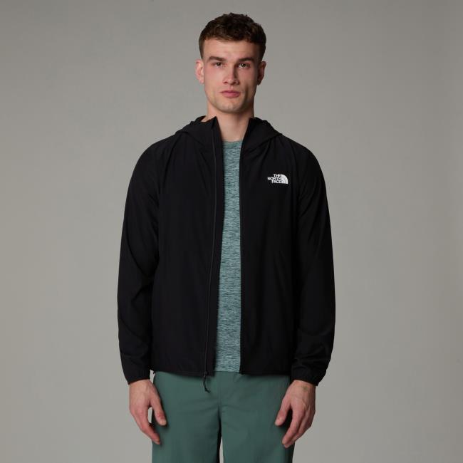The North Face M 24/7 Woven Fz Hood Tnf Black