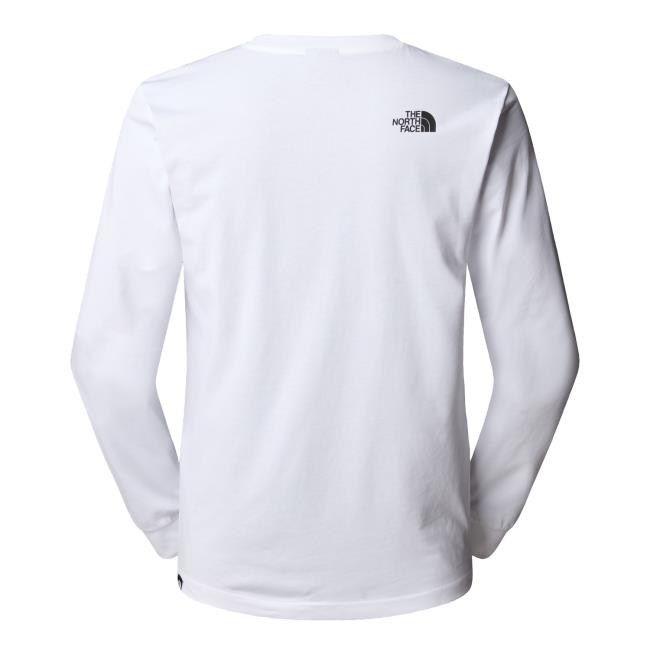 The North Face M Ls Fine Tee Tnf White