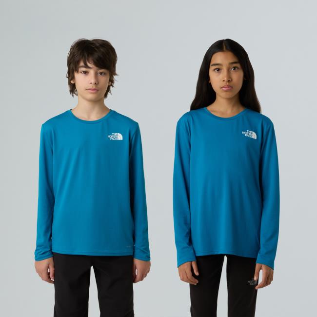 The North Face Teen 24/7 Ls Tee Dusk Blue