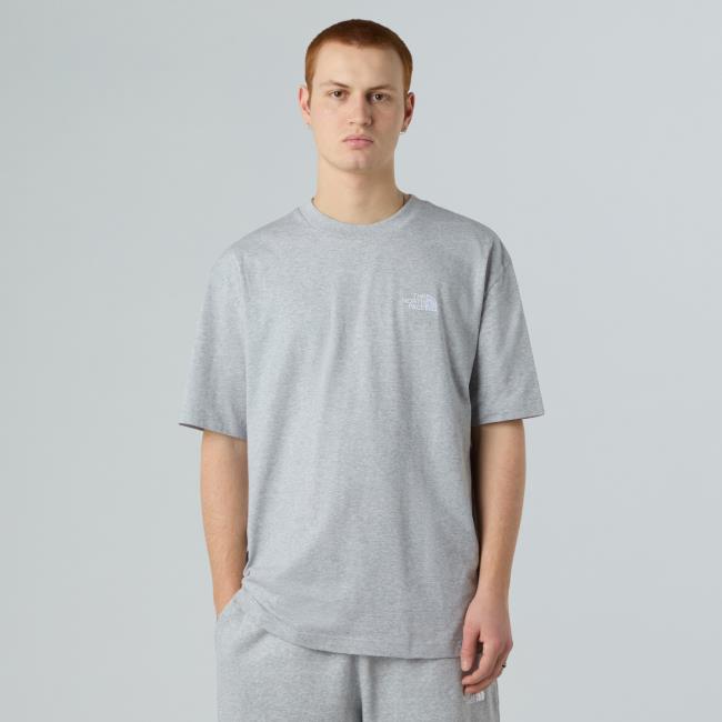 The North Face M Ss Essential Oversize Tee Tnf Light Gr