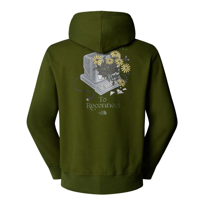 The North Face M Connect Relaxed Ho Sweat-grap Woodland