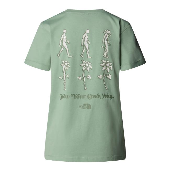 The North Face W Connect Relaxed Ss Tee-graphic Slate M