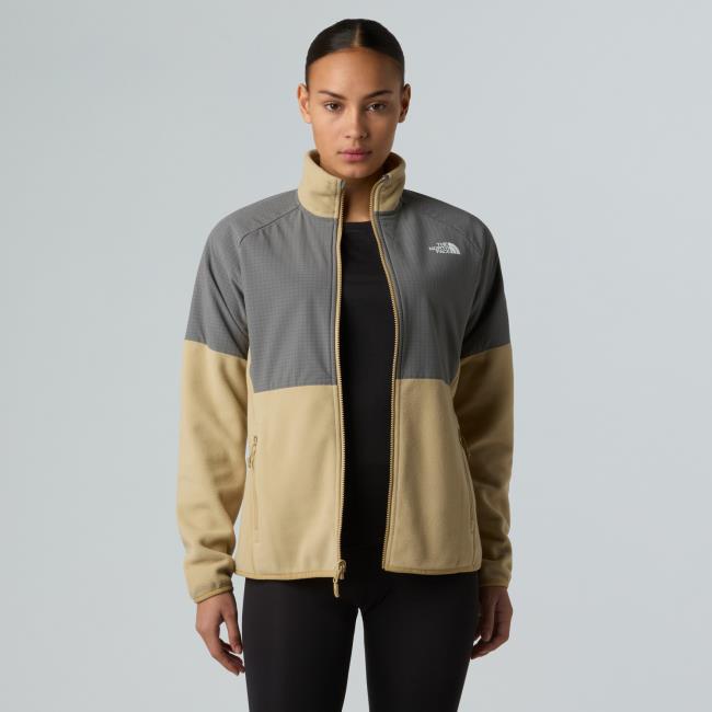 The North Face W Glacier Heavyweight Fz Jkt Khaki Stone