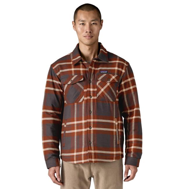 Patagonia Ms Lw Insulated Fjord Flannel Shirt Asho