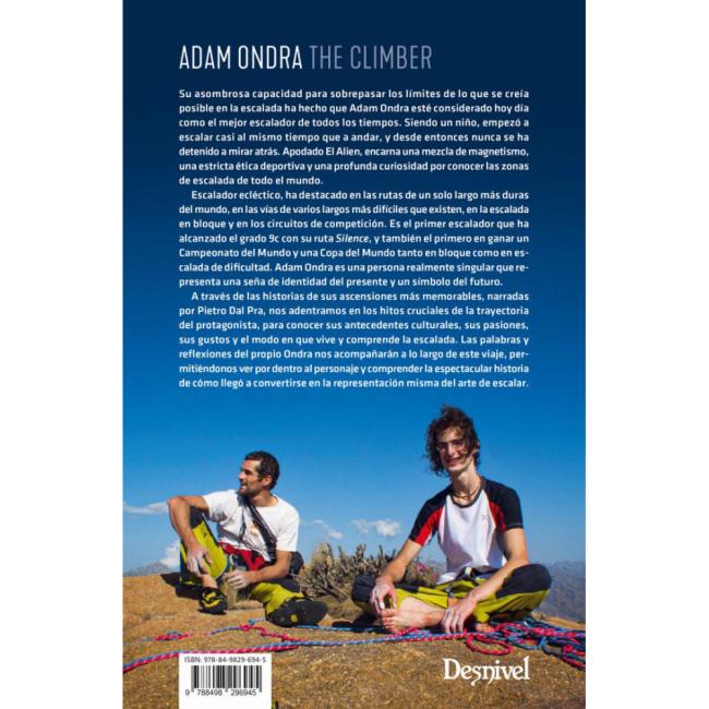  ed. desnivel Adam Ondra. The climber