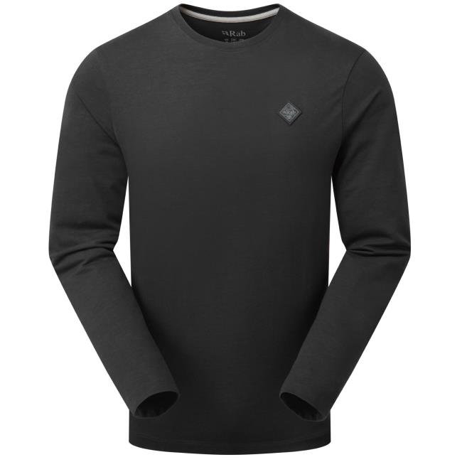 rab  BASECAMP LOGO BADGE LS TEE Beluga
