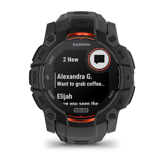 Orologio garmin INSTINCT 3 Solar Black Charcoal 50mm