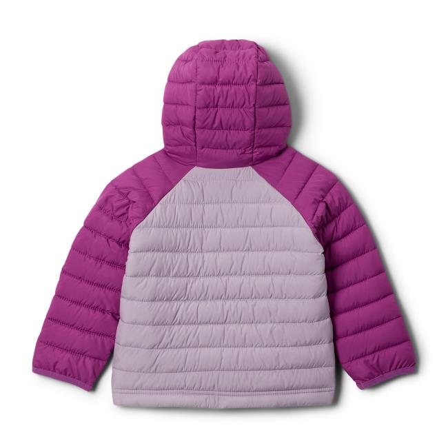 Columbia Powder Lite Ii Hooded Jkt Lavender Pearl