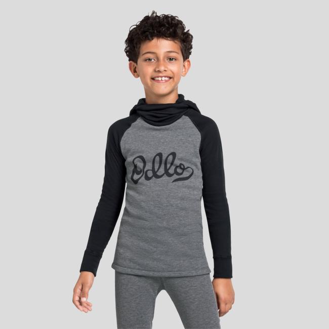  odlo Active Warm Eco Kids Bl Top With Facemask Kids