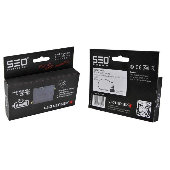  led lenser Batería para frontales Seo