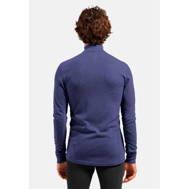 Odlo Active Warm Eco Bl Top Turtle Neck L/s Half Zip