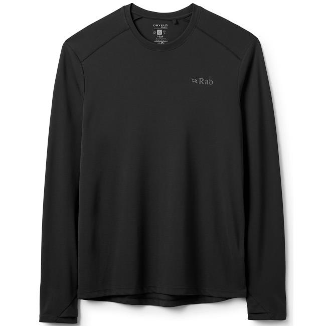 Rab Force Ls Tee Black | Barrabes