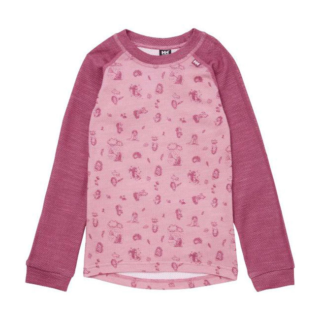  helly hansen K HH LIFA MERINO SET  BUBBLEGUM PINK