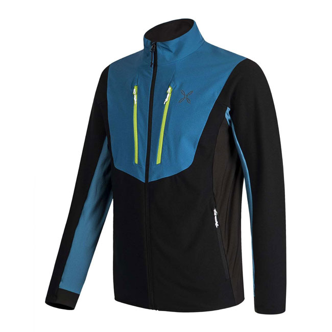 Montura Stretch Pro 2.0 Jacket Nero/blu Ottanio