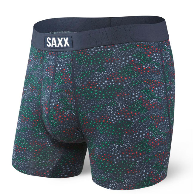  saxx UNDERCOVER BOXER BR FLY Blue Floral Camo