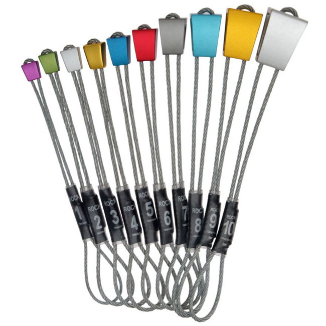  wild country Rock on Wire Anodised 1- 10 Set