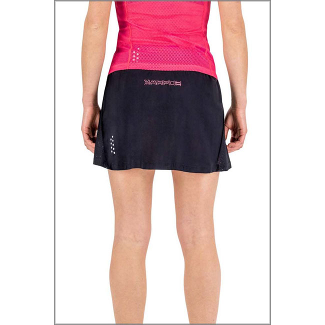 Karpos Lavaredo Run Skirt Black/pink Fluo
