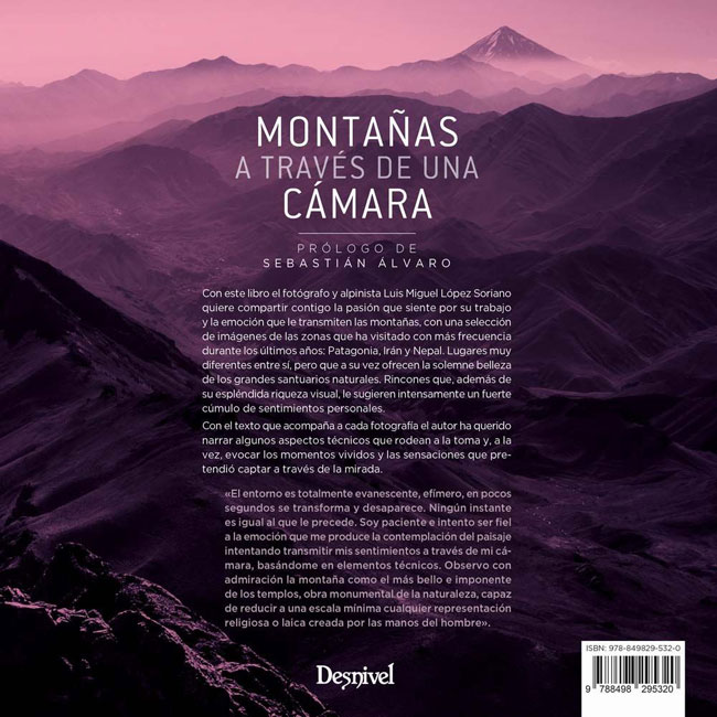 ed. desnivel  Montañas a través de una cámara