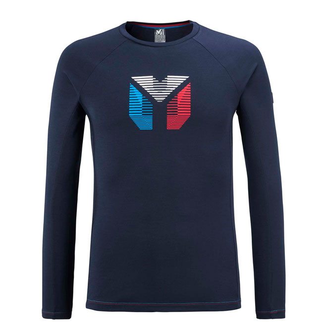  millet TRILOGY PRISME WOOL TS LS Saphir