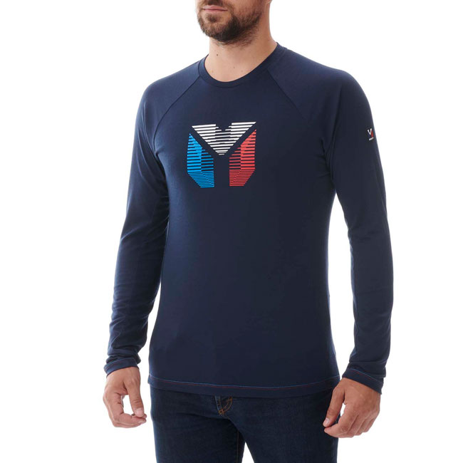  millet TRILOGY PRISME WOOL TS LS Saphir