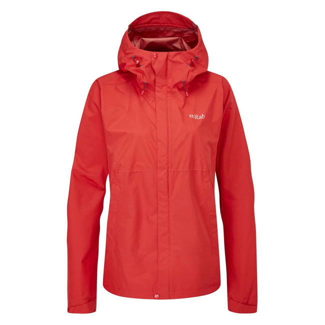  rab DOWNPOUR ECO JACKET WMNS Ascent Red
