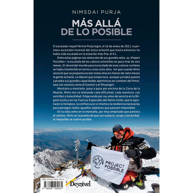  ed. desnivel Más allá de lo posible. Nimal Purja