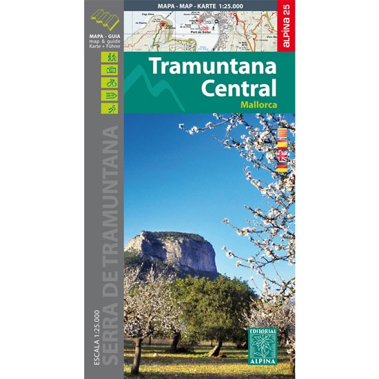  ed. alpina Mapa Tramuntana Central 1:25000
