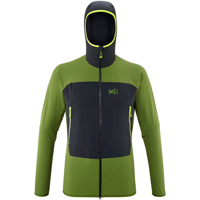  millet FUSION XCS HOODIE M Fern/Noir