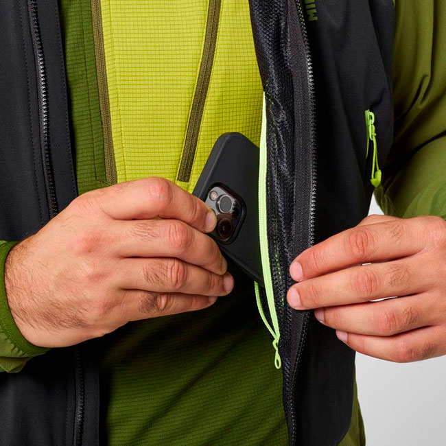  millet FUSION XCS HOODIE M Fern/Noir