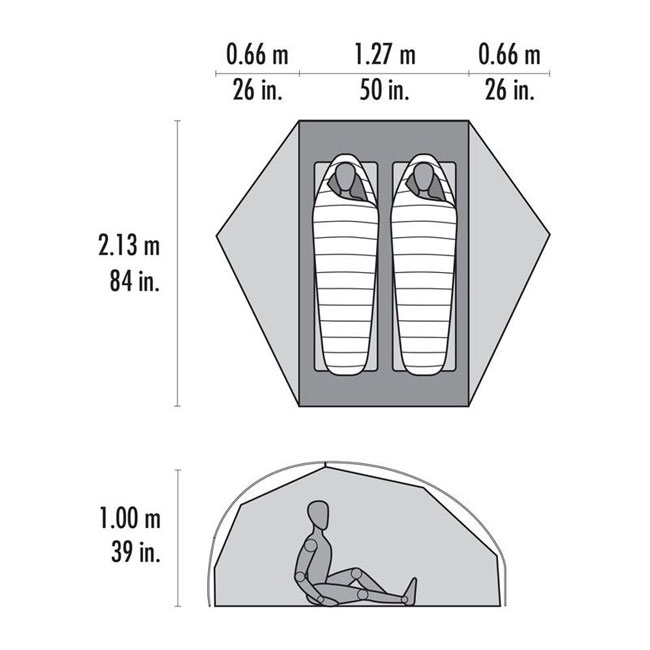 msr FreeLite 2 Tent V3