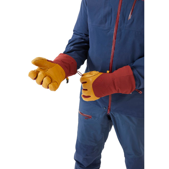 rab KHROMA FREERIDE GTX GLOVES Oxblood Red
