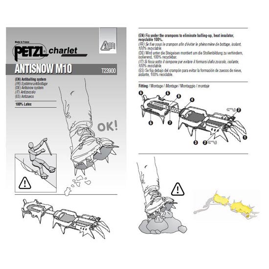 petzl  Antisnow M10 Leverlock