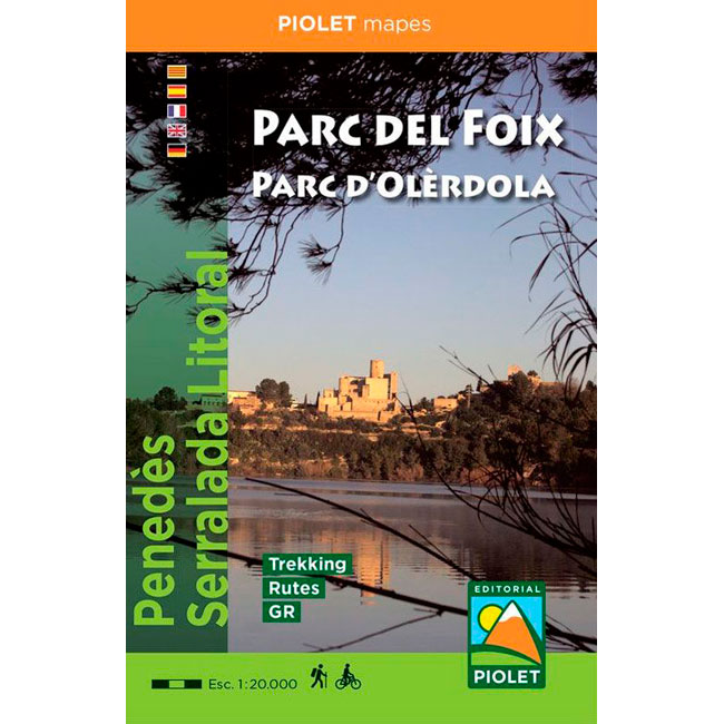  ed. piolet Mapa Parc del Foix Parc d&#39;Olèrdola.