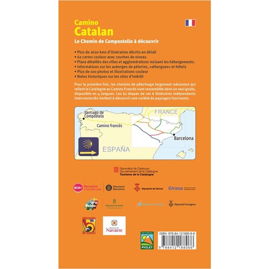  ed. piolet Camino Catalan. Le Chemin de Compostelle
