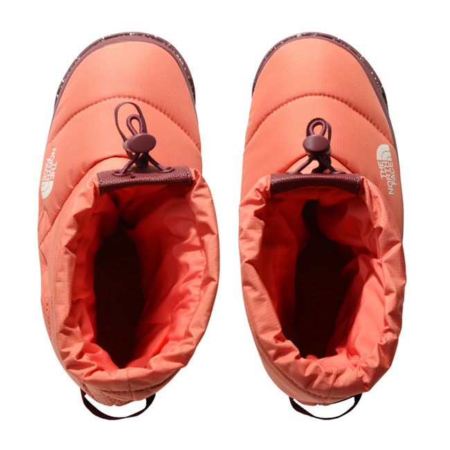 The North Face W Nuptse Apres Bootie Coral Sunrise/wil