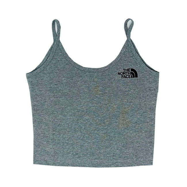  the north face W CROP TANK Tnf Light Grey Heather-Tnf B